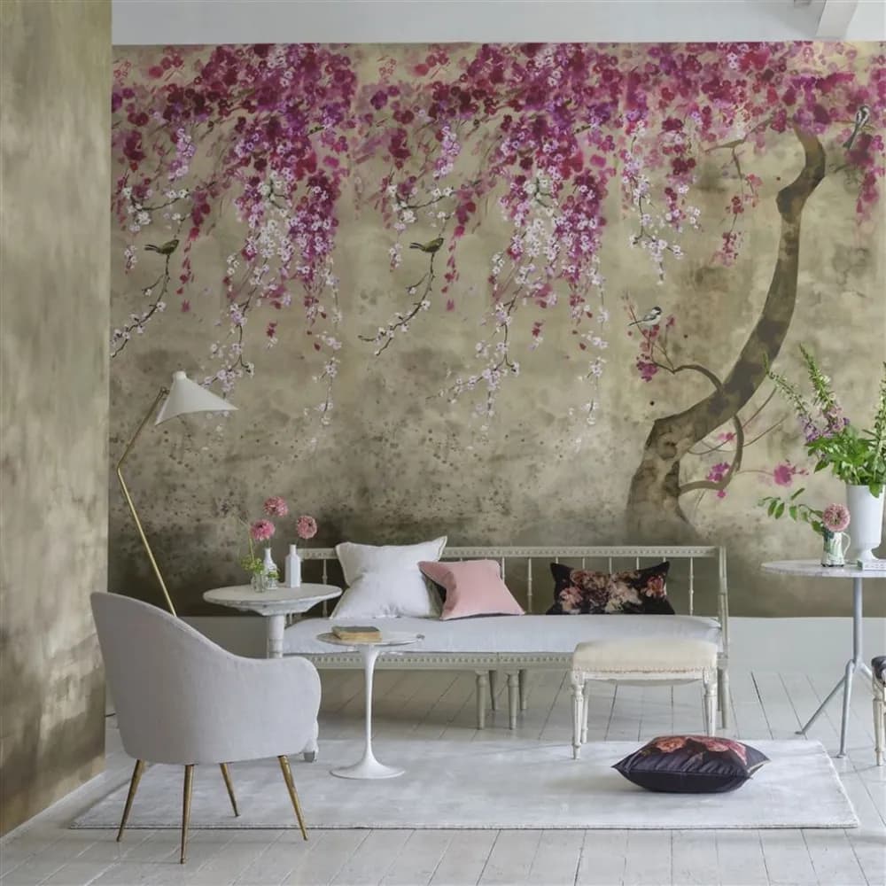 Tapete mit Kirschblüten Shinsha von Designers Guild
